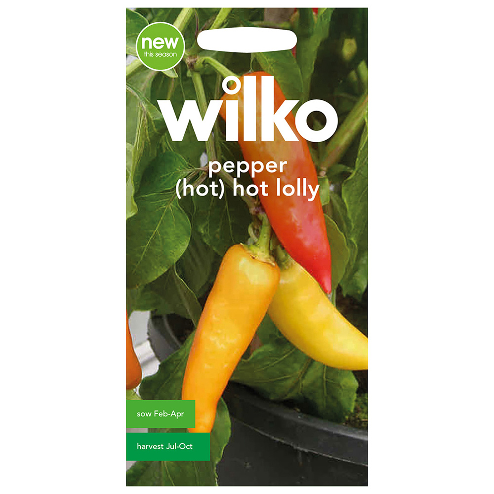 Wilko Pepper Hot  Lolly Seeds Image 2