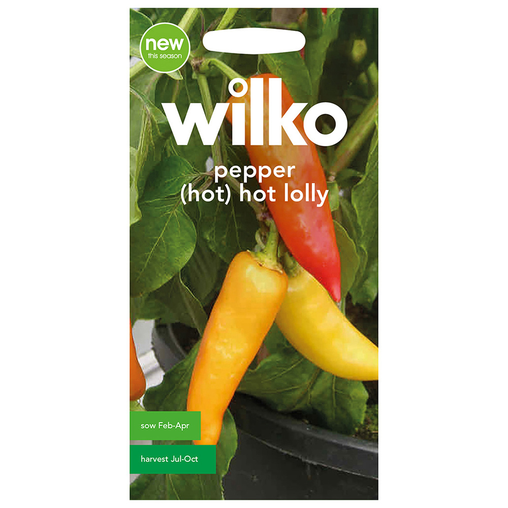 Wilko Pepper Hot Lolly Seeds Wilko