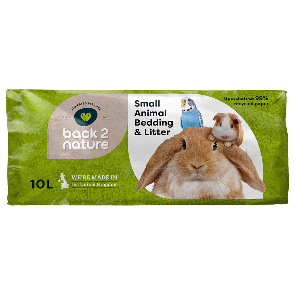 Back 2 Nature Small Animal Bedding and Litter 10L Wilko