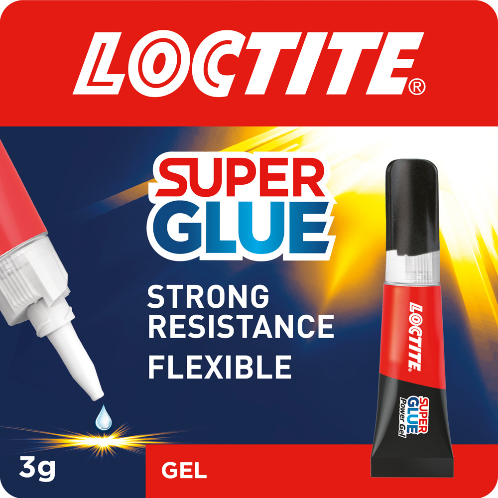 Loctite Super Glue Power Gel 3g Image 1