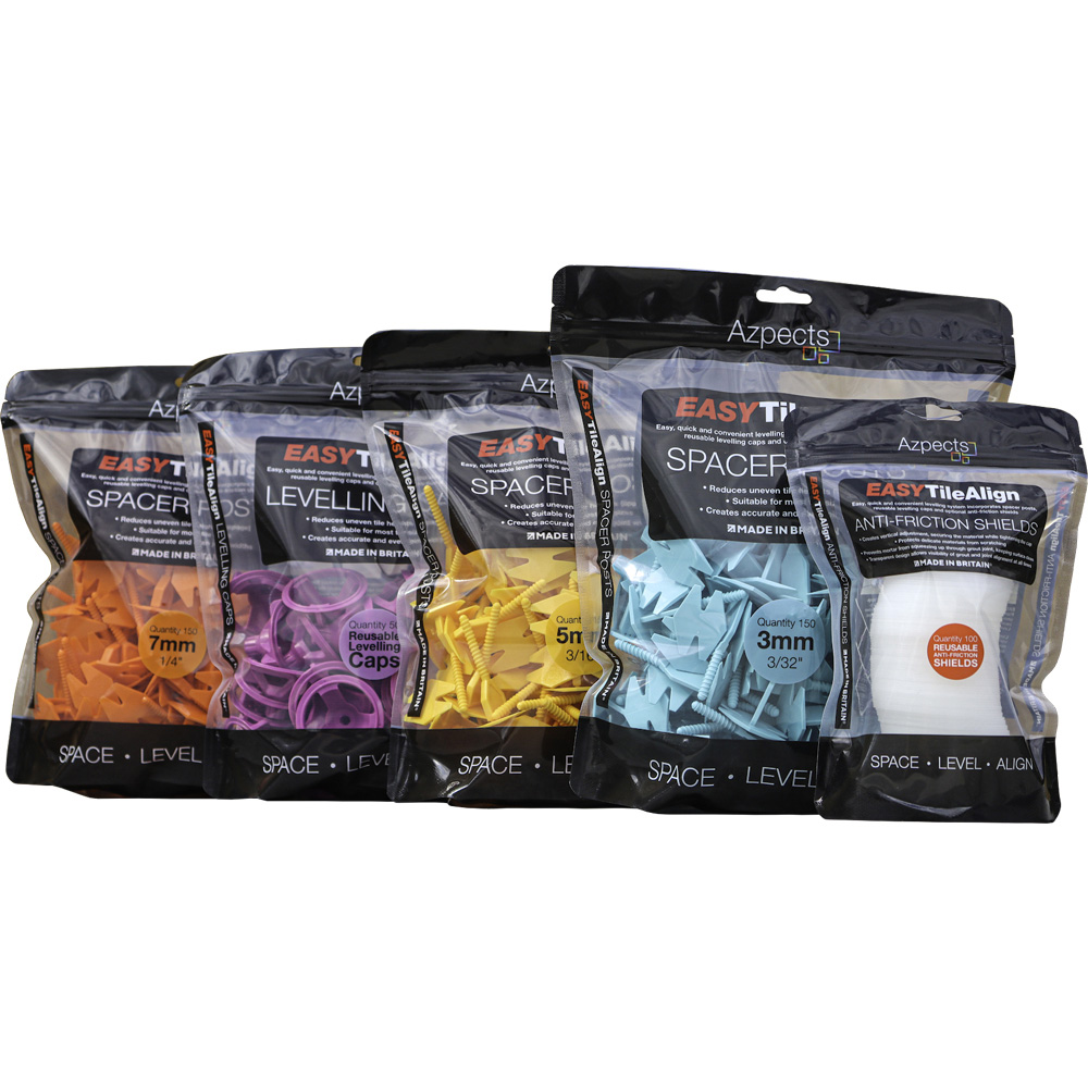 Azpects EASYTileAlign 7mm Spacer Post 150 Pack Image 5
