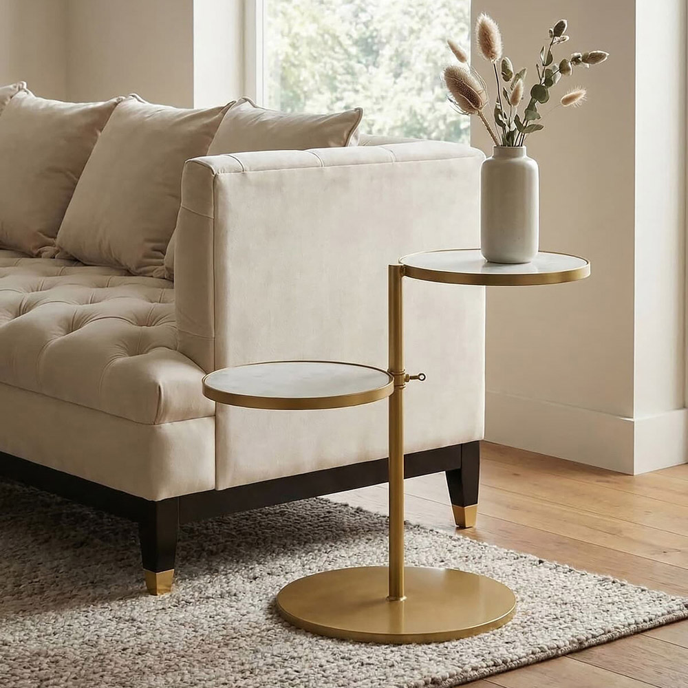 Premier Housewares Rabia 2 Shelf Side Table Image 3