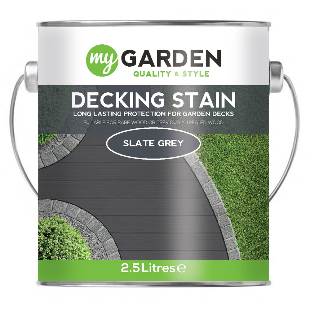 My Garden Slate Grey Decking Stain 2.5L Image 2
