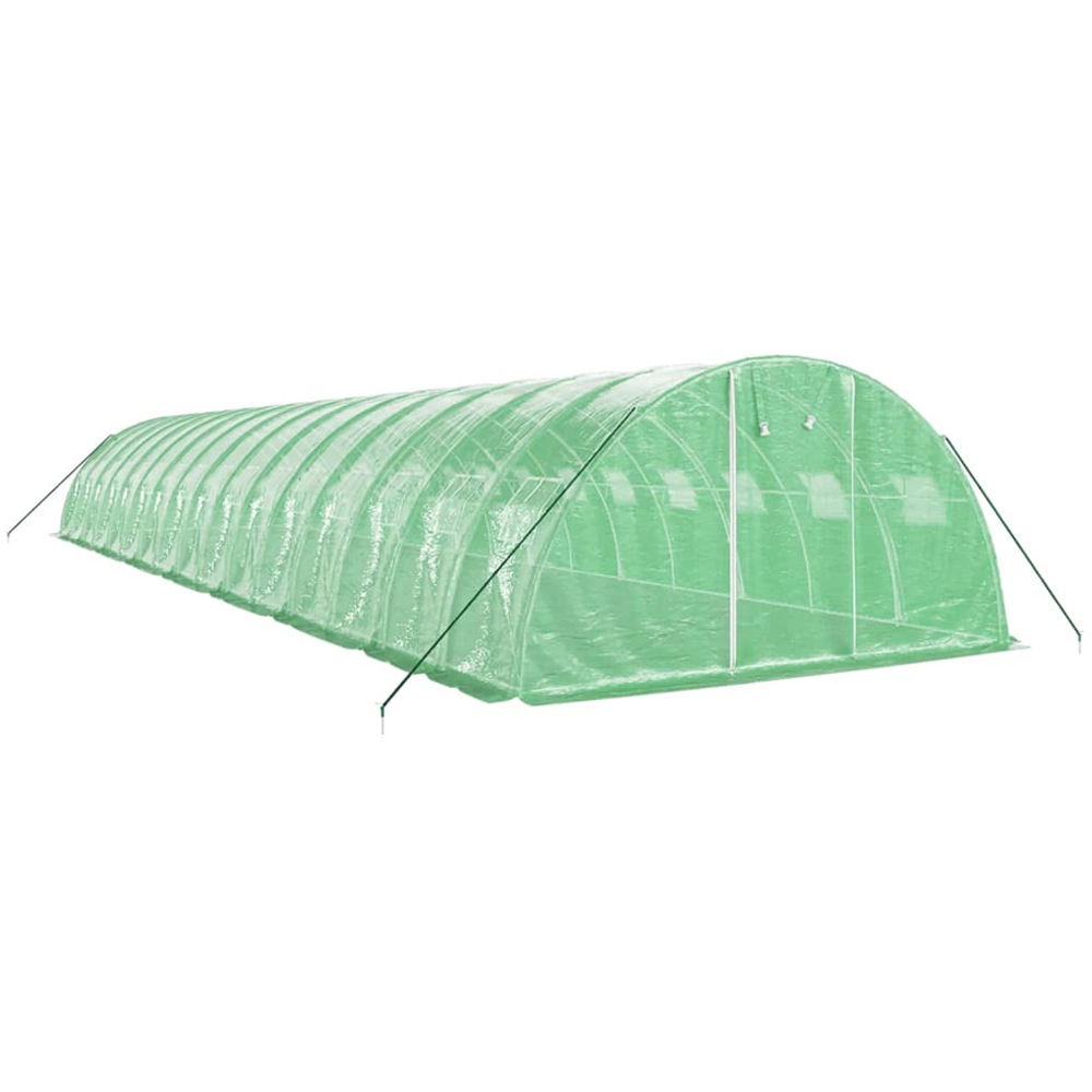 vidaXL Green 13 x 52.5ft Greenhouse Image 3