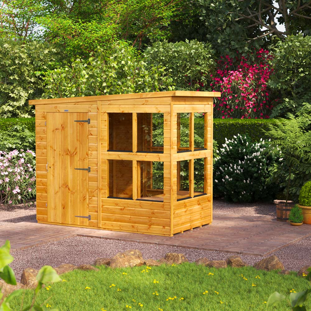 Power 4 x 8ft Pent Potting Shed Image 2