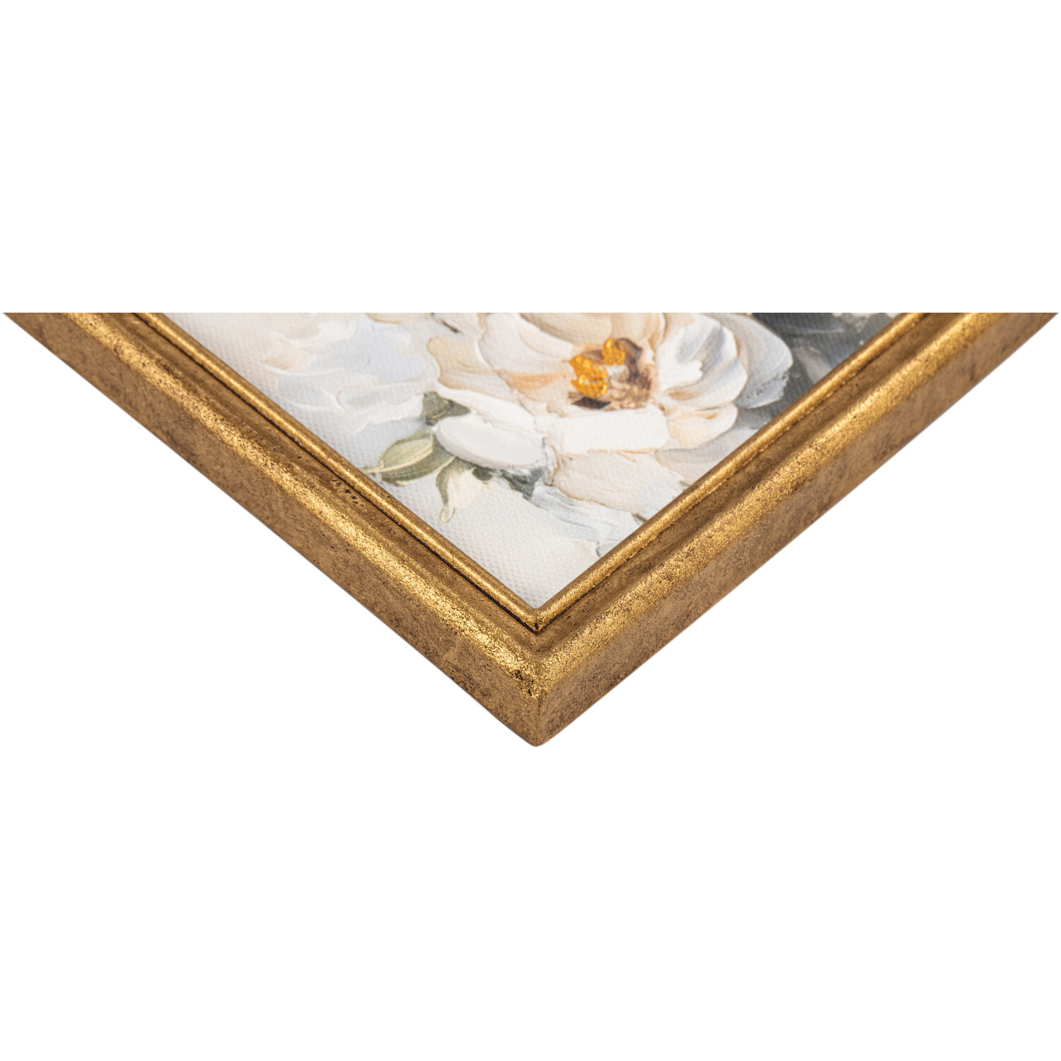 Vintage Framed Floral Hand Finished Art Image 5