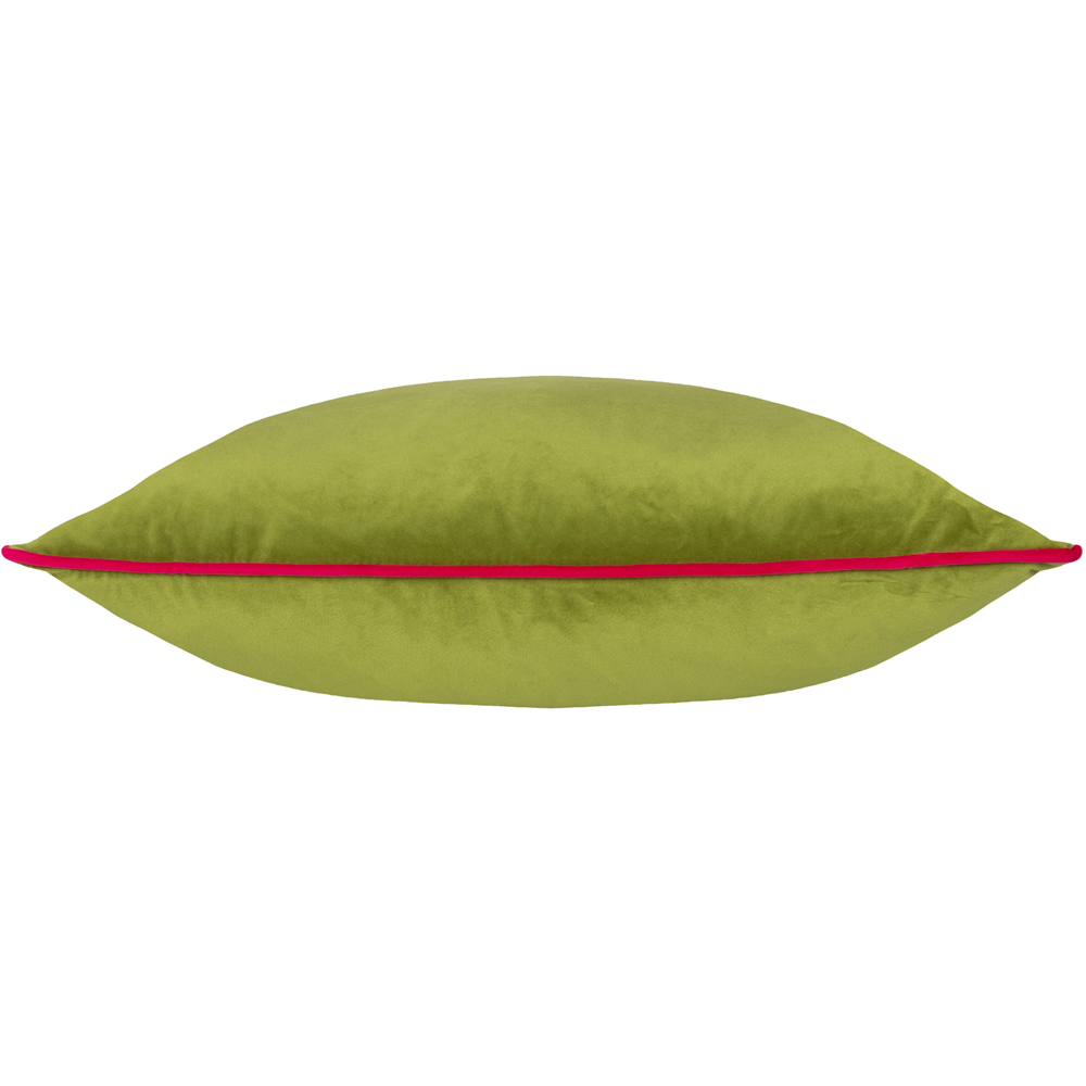 Furn Meridian Lime and Hot Pink Velvet Cushion 45 x 45cm Image 3