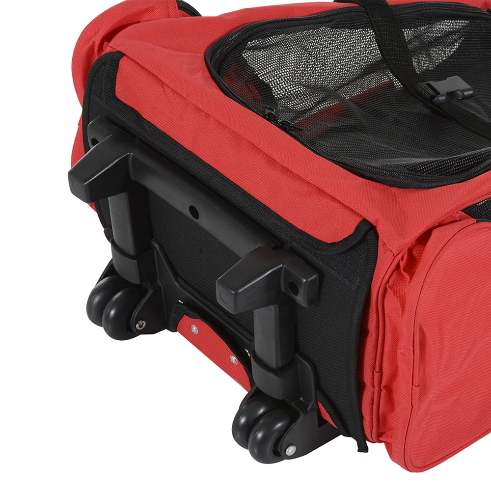 PawHut Pet Travel Backpack Bag Red Image 2