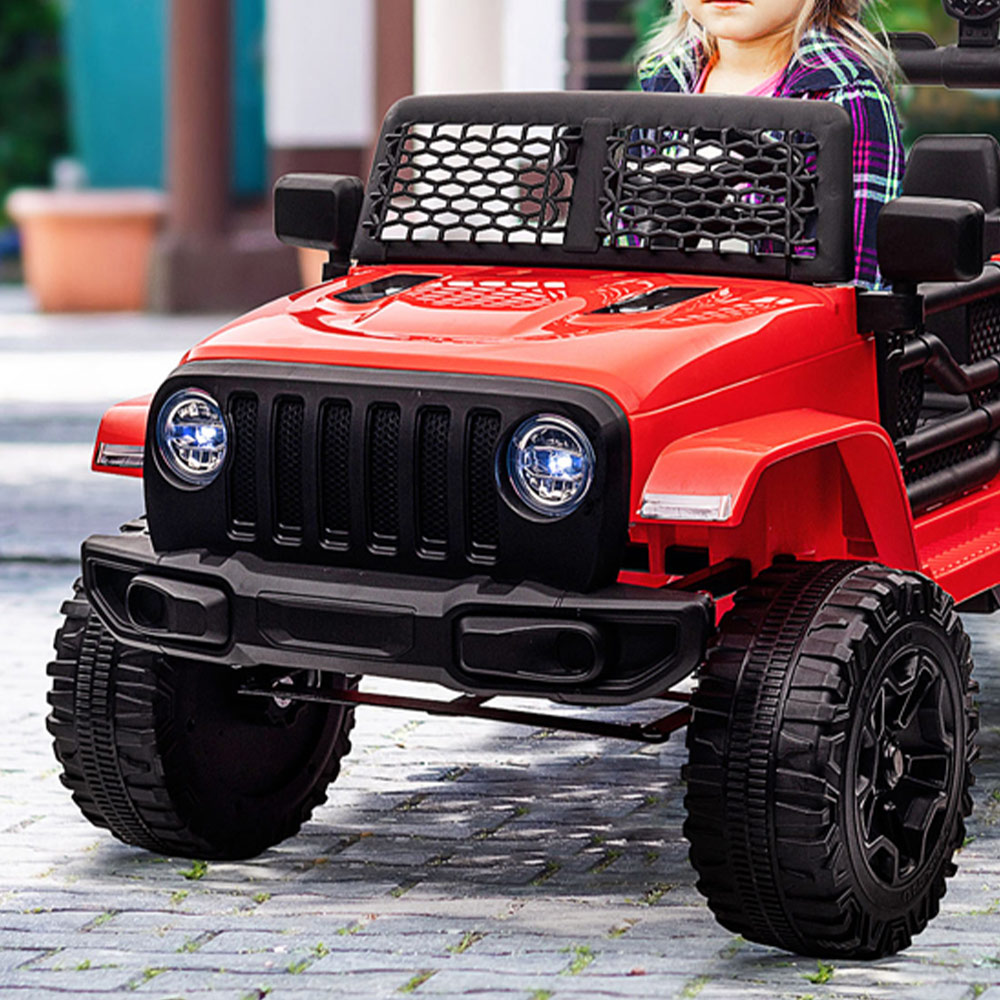 Kids Red Electric Off-Road Ride On Car Toy Truck 3-6 Years Image 2