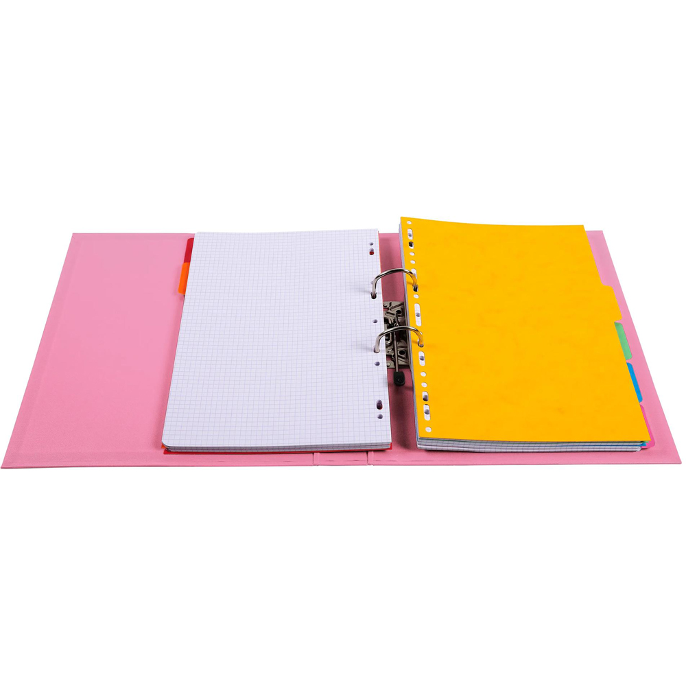 Exacompta PremTouch A4 Pink PVC Lever Arch File 10 Pack Image 3