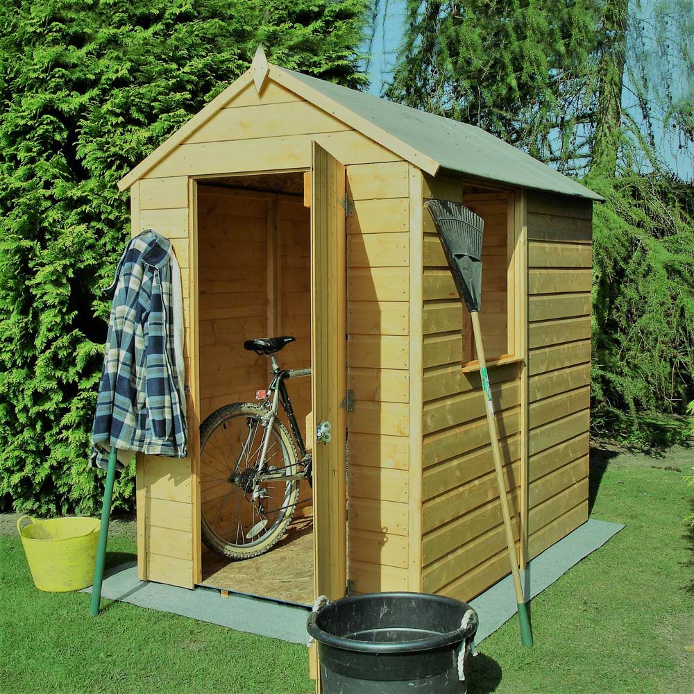 Shire Shetland 6 x 4ft Apex Pressure Treated Tongue and Groove Shed Image 3