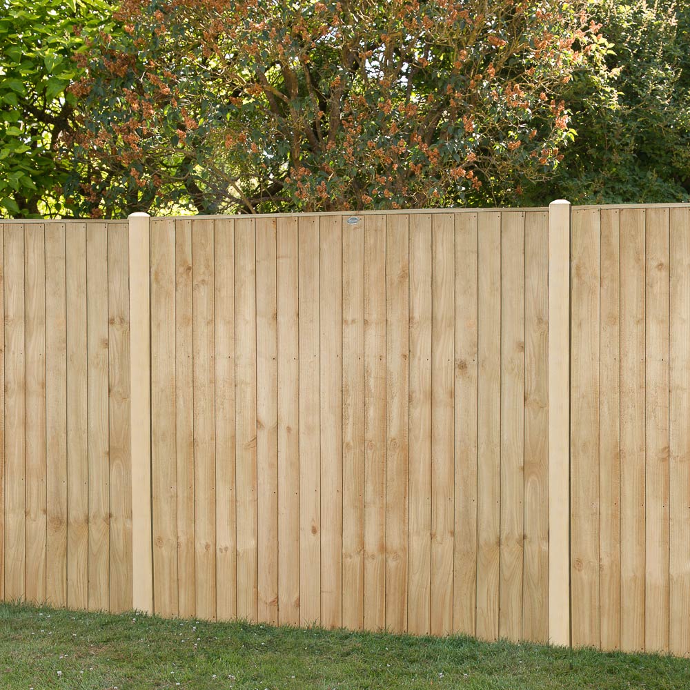 Forest Garden 6 x 5'6ft Closeboard Fence Panel Image 1