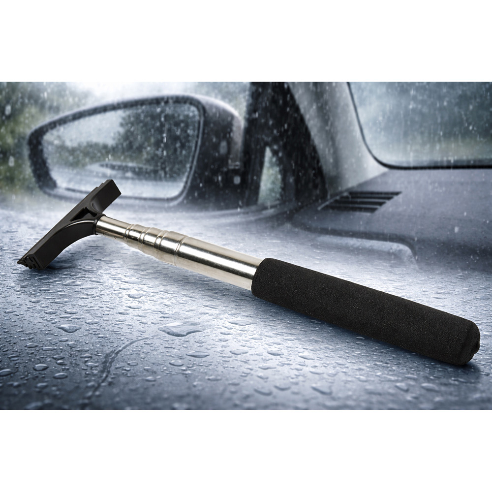 Avilo Telescopic Extendable Car Mirror Squeegee with Flexible Rubber Head Image 3