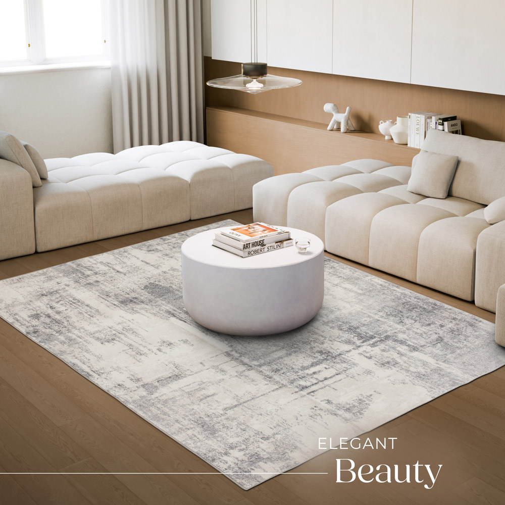 tectake Nadira Non Slip Washable Rug 274 x 200 x 0.6cm Image 5