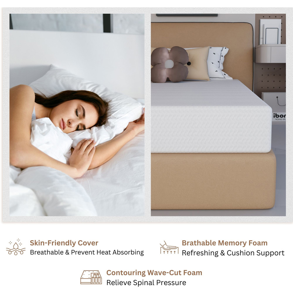 Sliding Wardrobes 4U Small Single Smart Hard Foam Pressure Relief Mattress Image 5