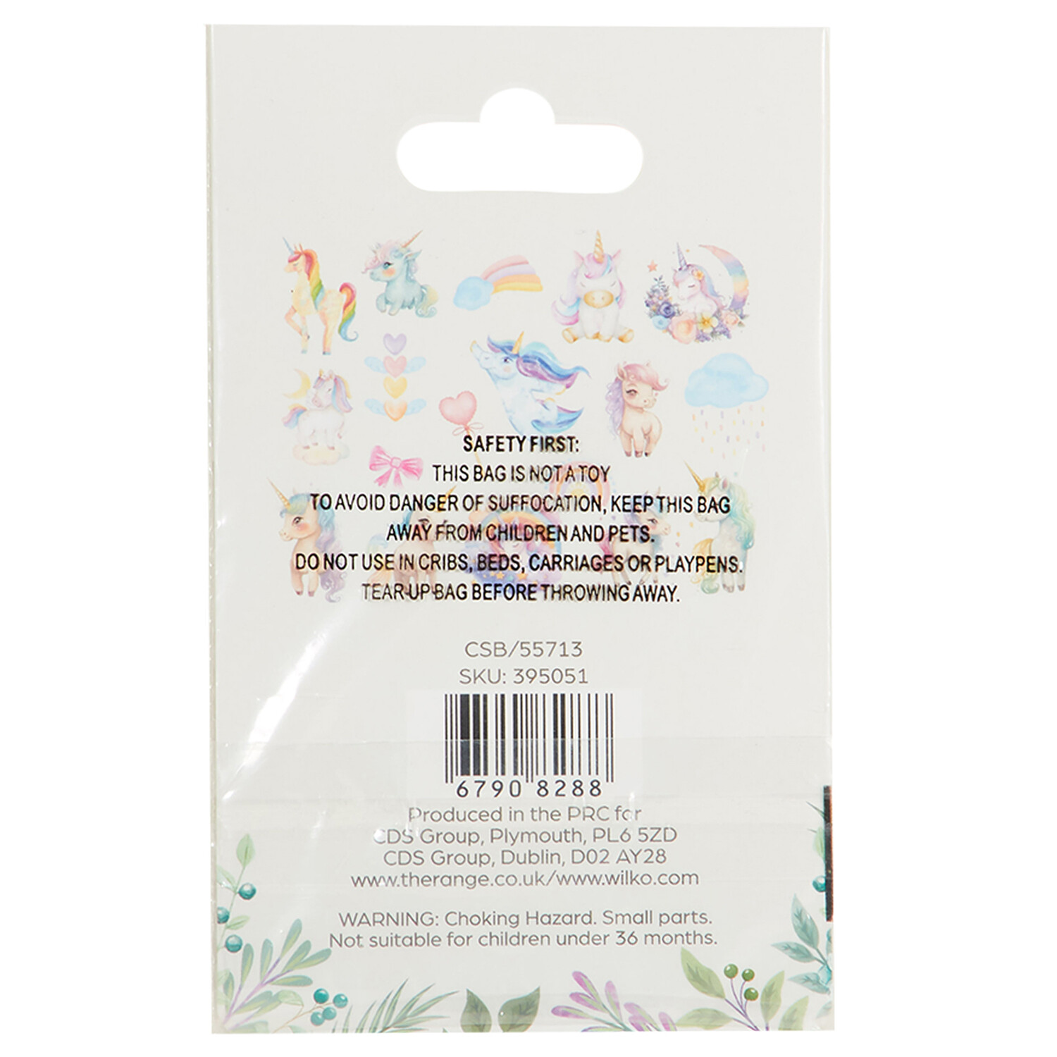 Pack of 18 Transparent Stickers - Multicolour / Unicorns Image 2