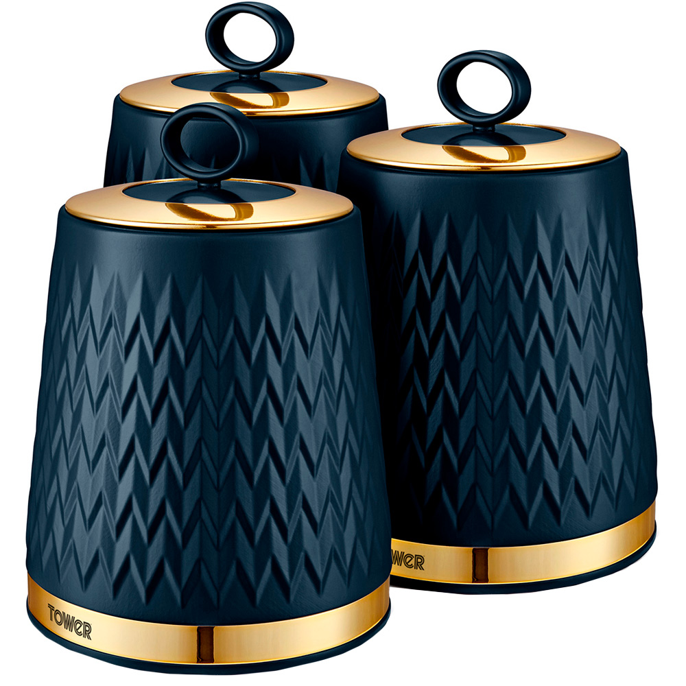 Tower Empire Midnight Blue Canister 3 Pack Image 3