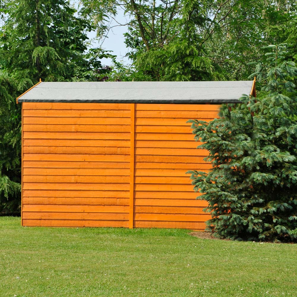 Shire 10 x 8ft Double Door Dip Treated Overlap Apex Shed Image 3