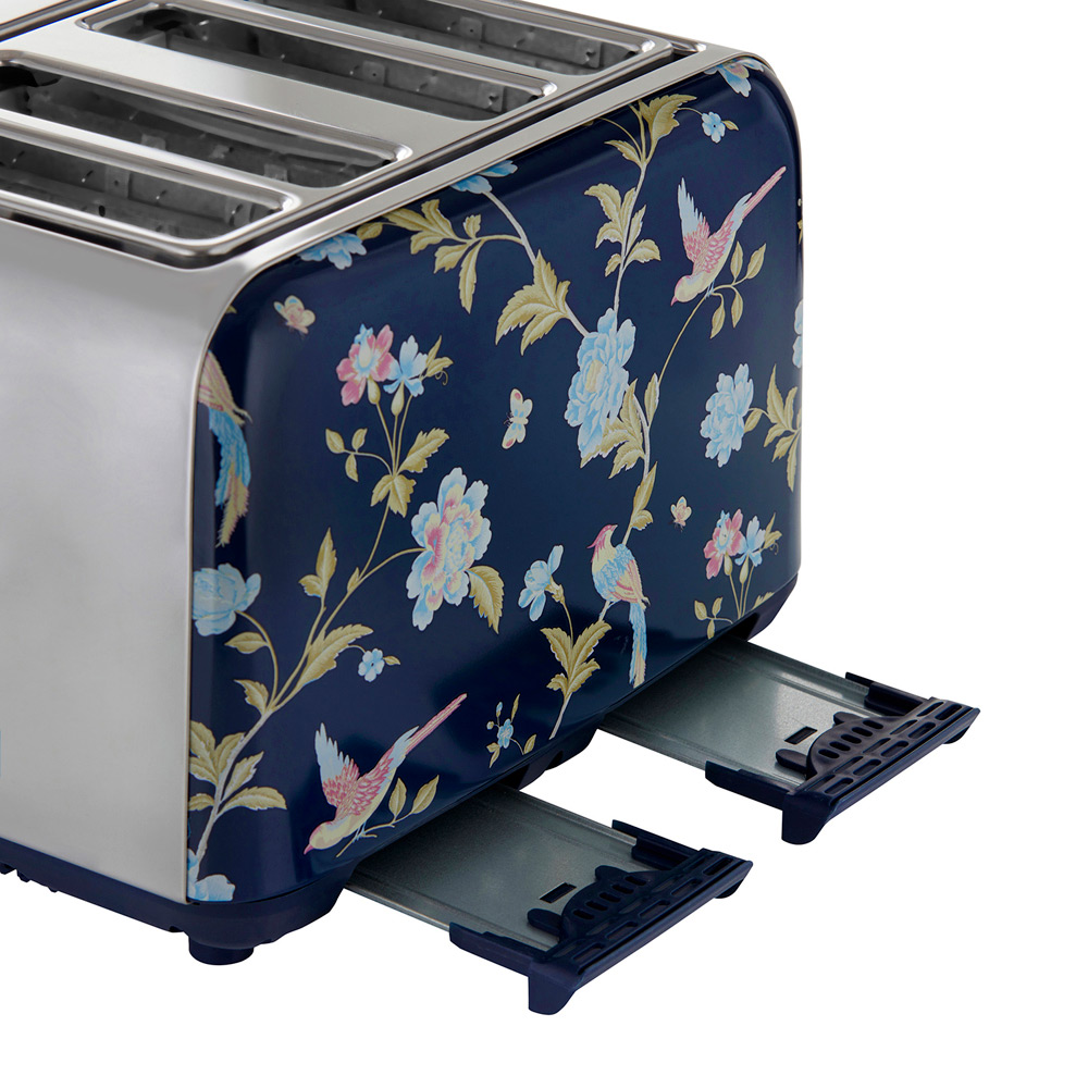 Laura Ashley VQSBT583BSUK Elveden Blue 4 Slice Toaster Image 5