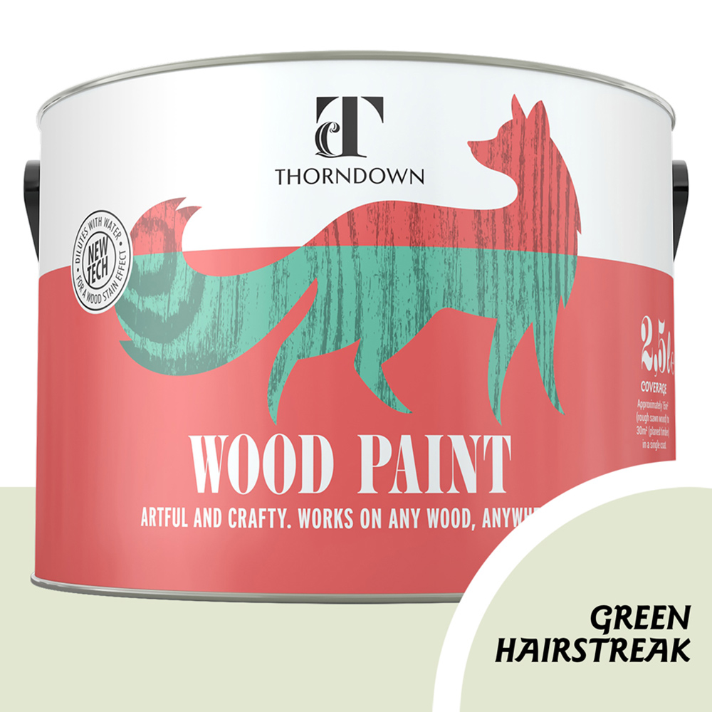 Thorndown Green Hairstreak Satin Wood Paint 2.5L Image 3