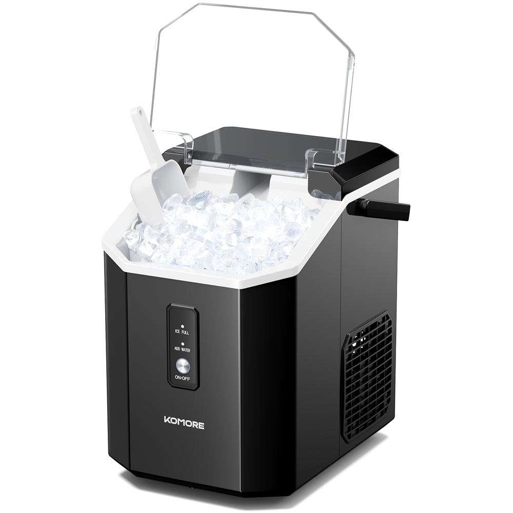 Living and Home Komore Nugget Ice Maker Machine with Handle Image 2