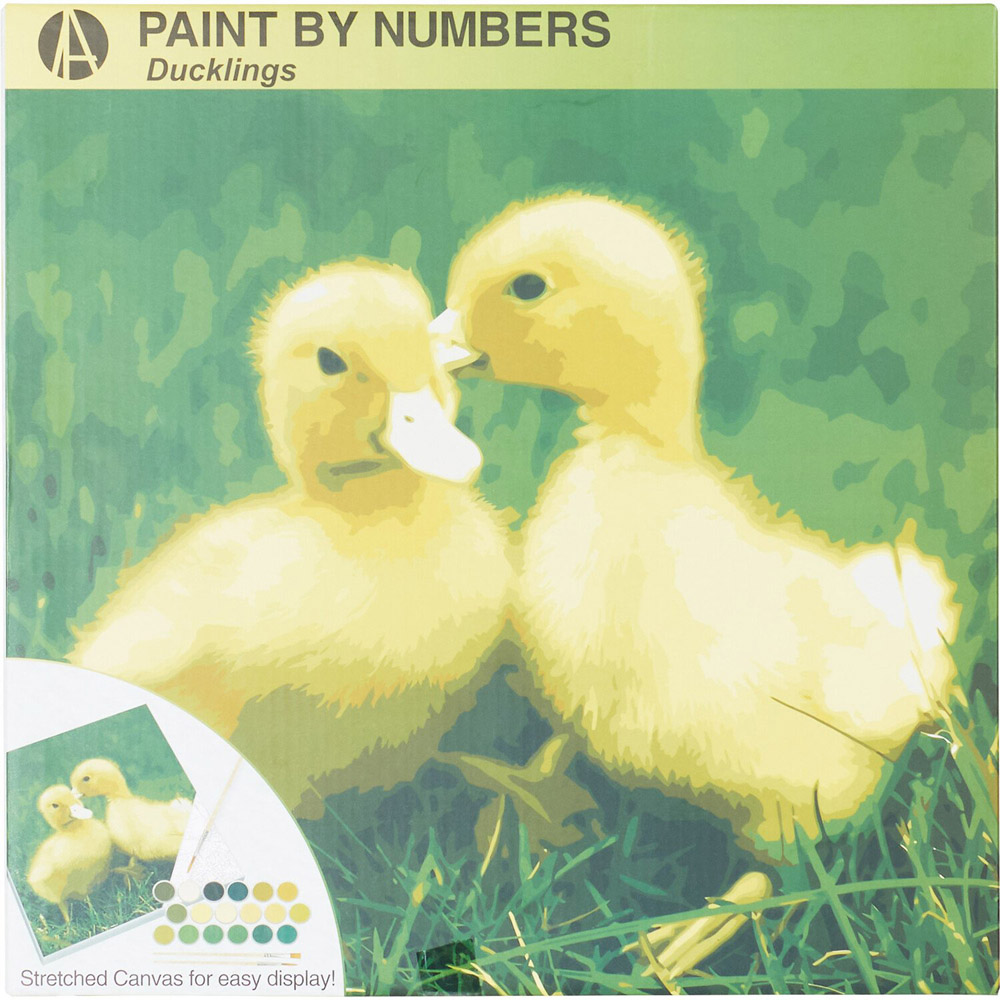 Art Studio Paint by Numbers - Ducklings Image 1