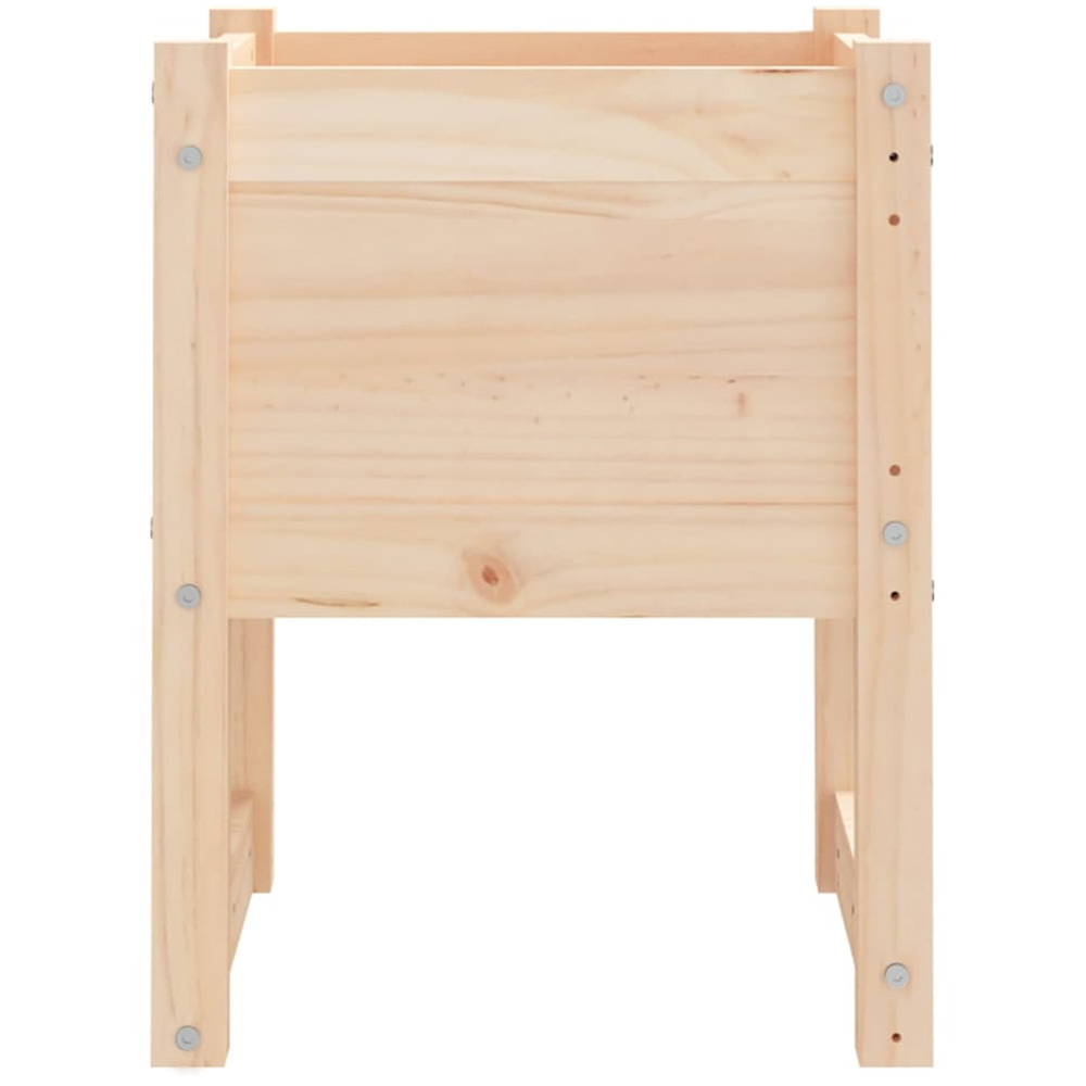 vidaXL Brown Solid Pine Wood Garden Planter 52.5 x 40 x 40cm Image 3