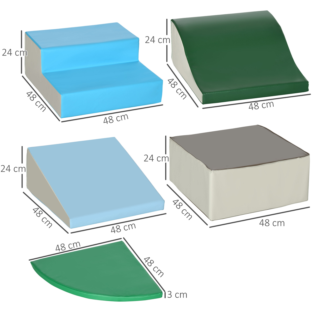 Tommy Toys Kids 6 Piece Soft Climber Blocks Play Set Image 8