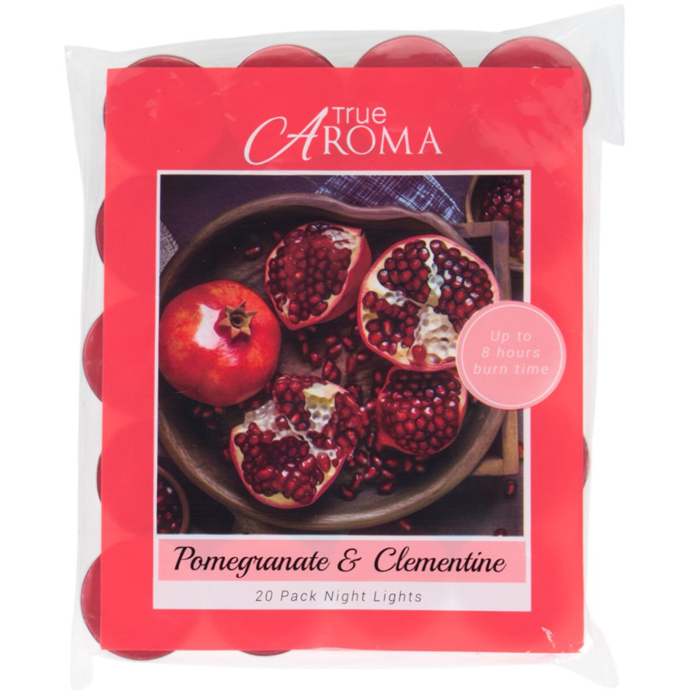 Pack of 20 Pomegranate or Orange Tealights Image 2