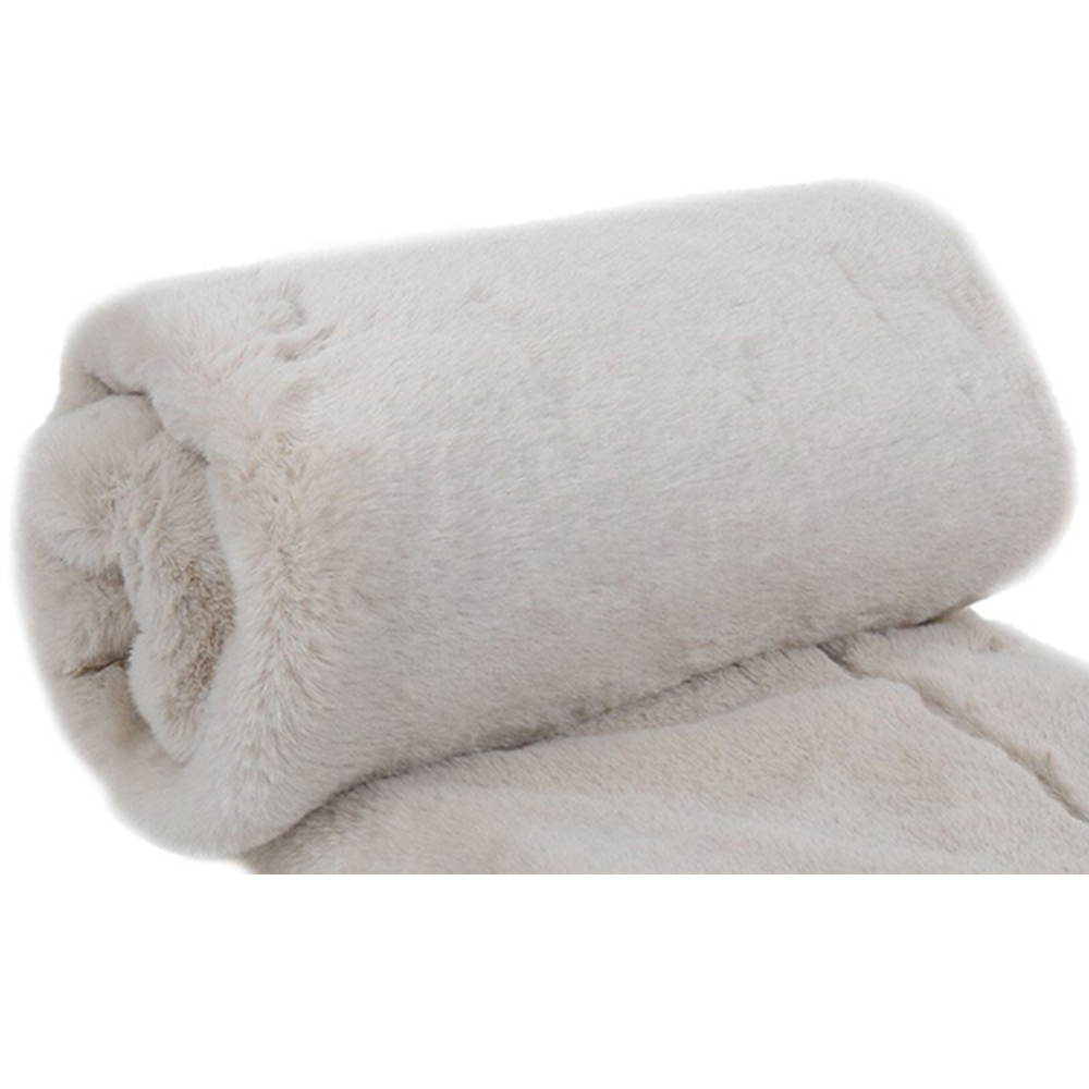Divante Mink Rabbit Faux Fur Throw 127 x 152cm Image 4