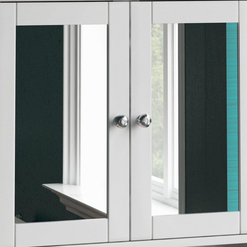 Bath Vida Priano 2 Door Mirror Bathroom Cabinet Image 3