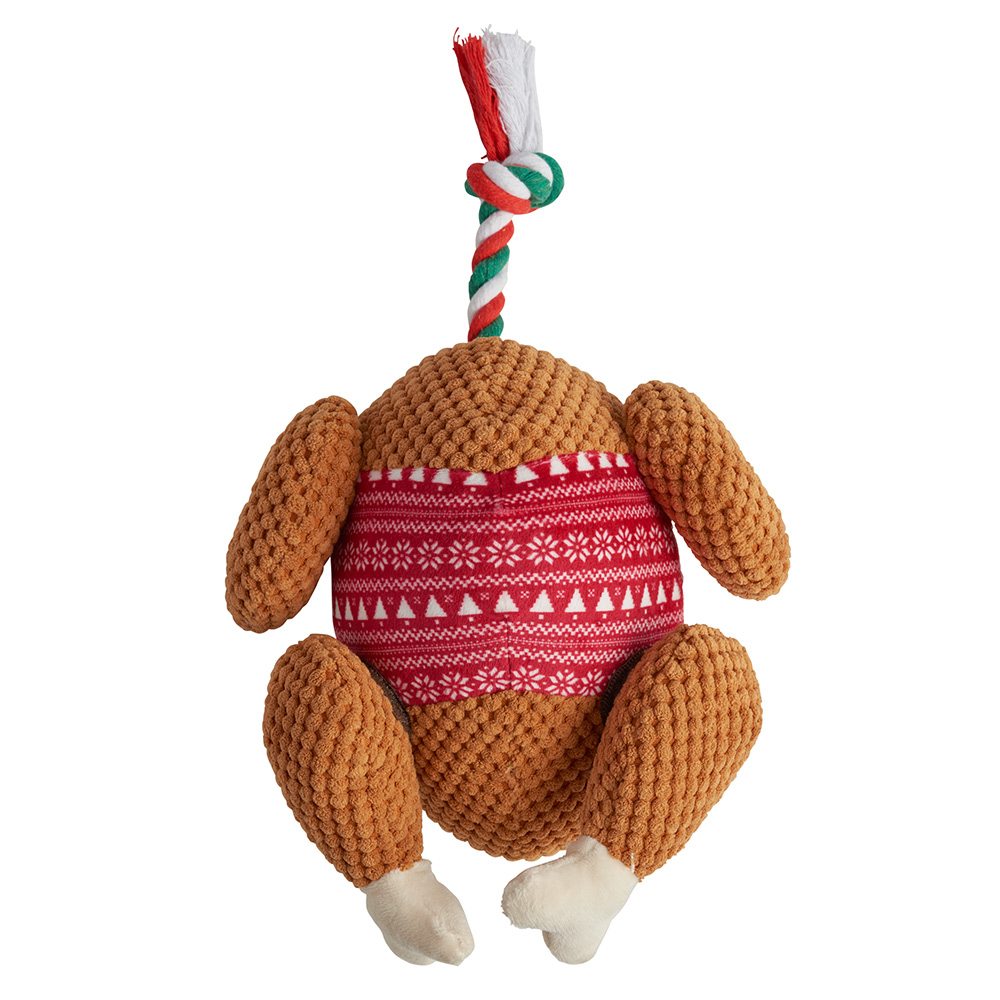 Christmas Turkey Dog Toy Image 1