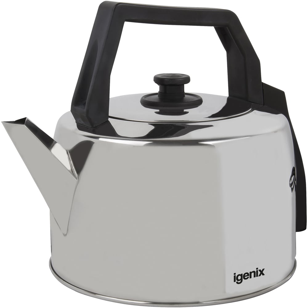 Igenix Stainless Steel 3.5L Corded Traditional Kettle Image 1