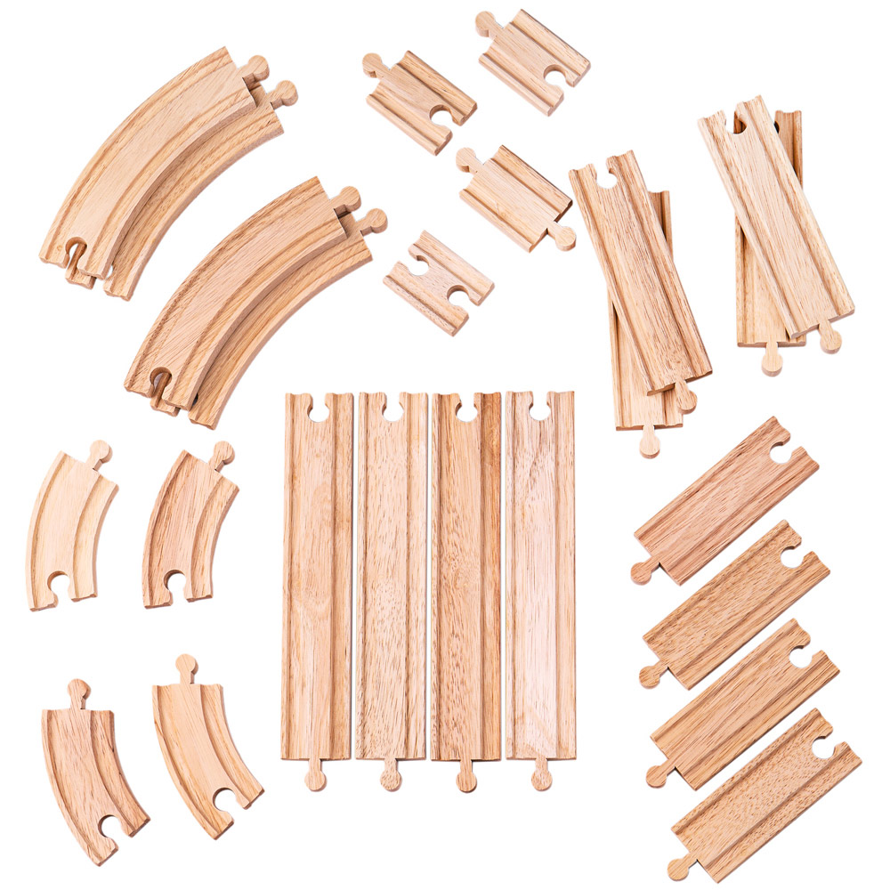 Bigjigs Rail Straights and Curves Expansion Pack Image 1