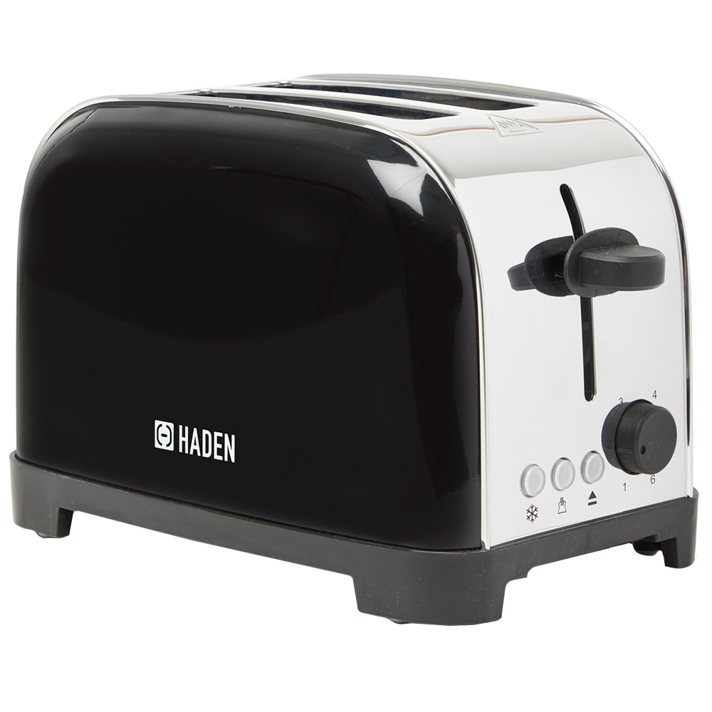 Haden Black Iver 2 Slice Toaster Image 1