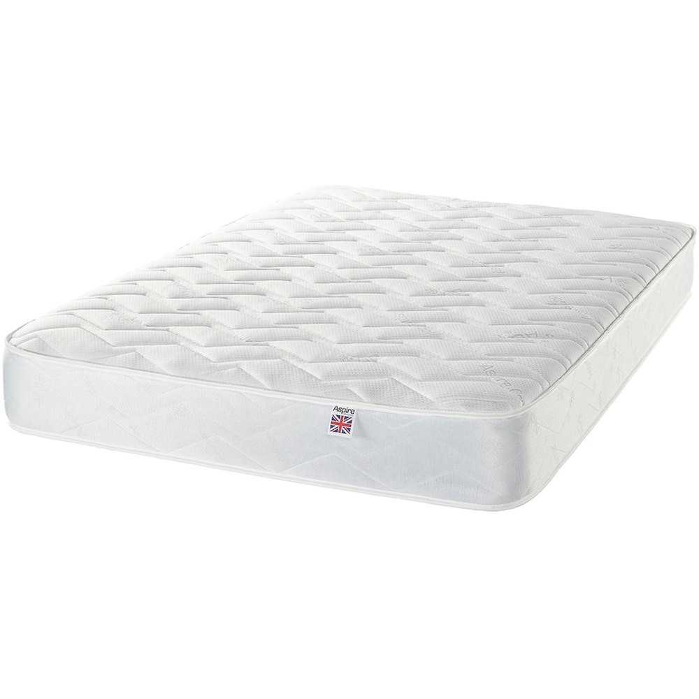 Aspire Double Comfort King Size Bonnell Spring Memory Rolled Mattress Image 1