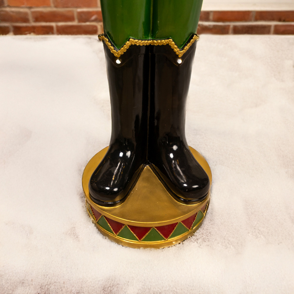The Christmas Centre Red and Green LED Lights Traditional Nutcracker Soldier 5ft Image 5