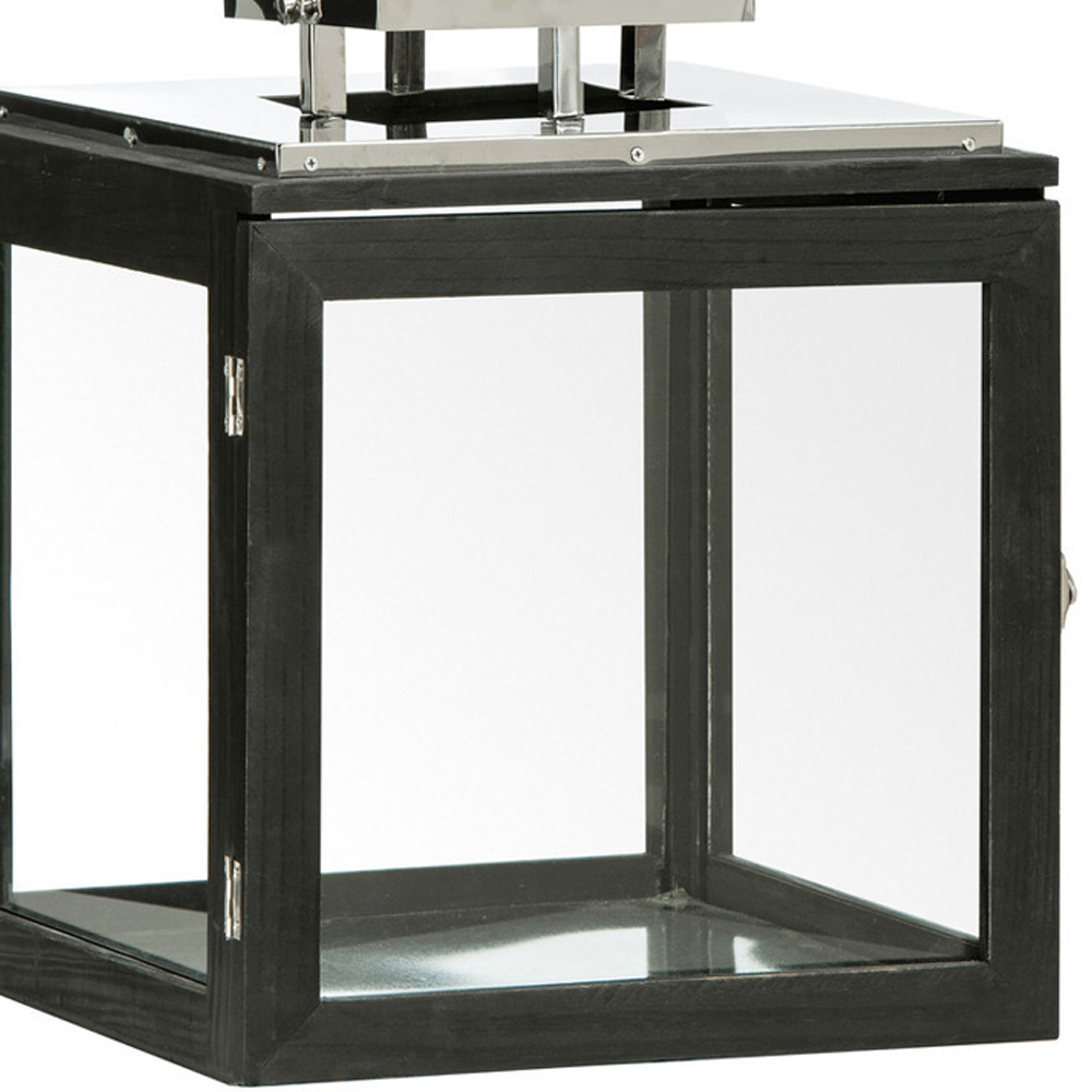 Premier Housewares Regents Park Stainless Steel Lantern Small Image 3