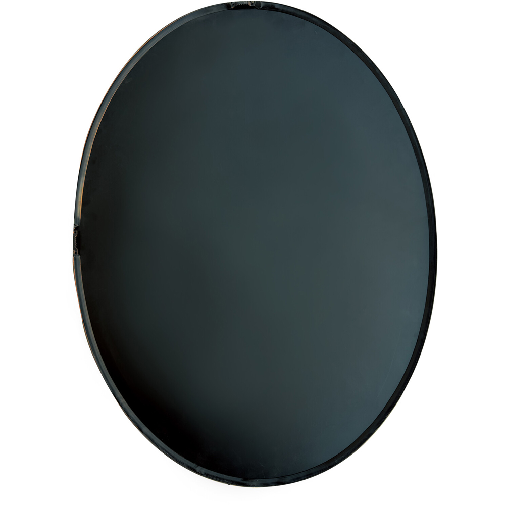 Oval Beaded Antique Gold Mirror Image 3
