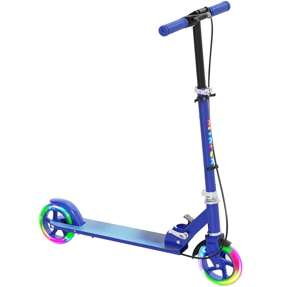 Tommy Toys AIYAPLAY Blue Adjustable Handle Folding Kids Kick Scooter Image 1