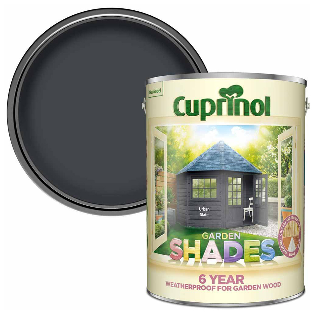 Cuprinol Garden Shades Urban Slate Exterior Paint 5L Image 1