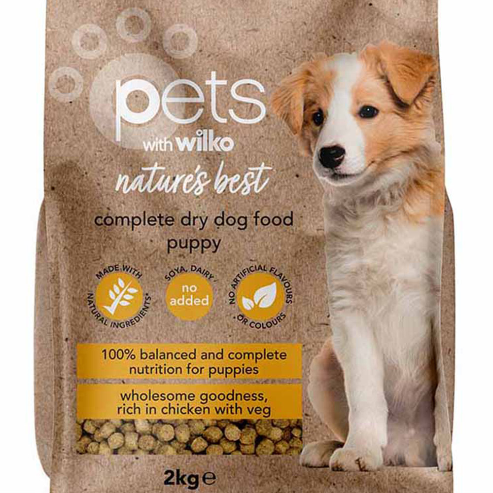 Wilko Natures Best Rich Chicken and Veg Puppy Food 2kg Image 2