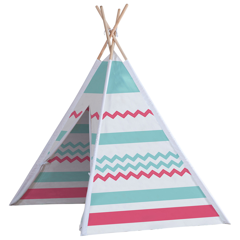 Tepee Wooden Play Tent Image 1