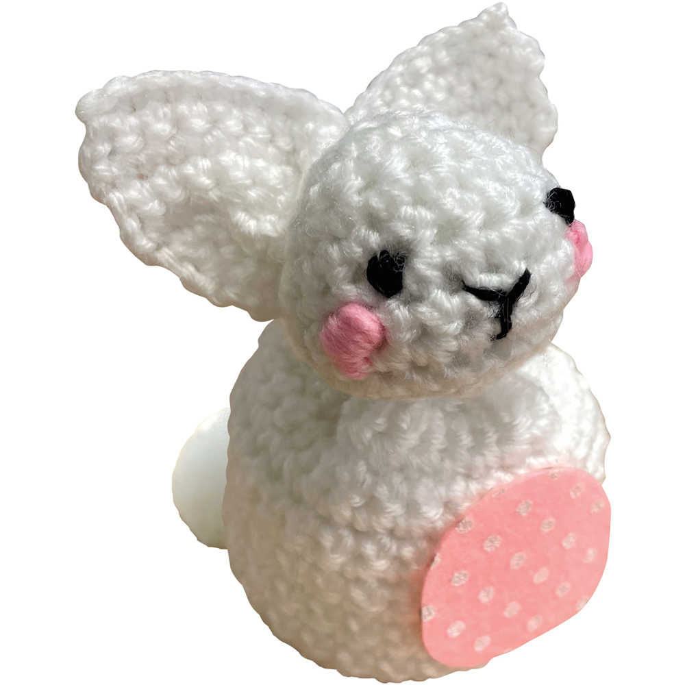 Wilko Make Your Own Bunny Crochet Kit Image 1