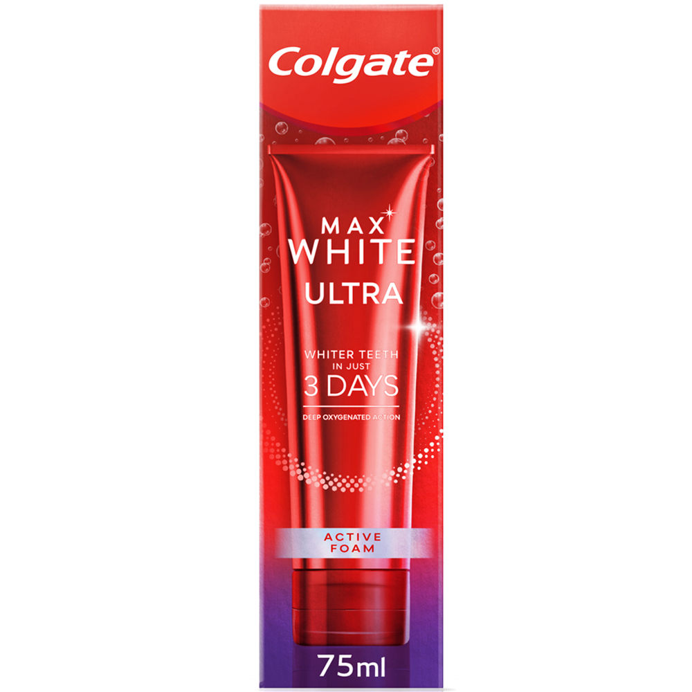 Colgate Max White Ultra Fresh Pearls Whitening Toothpaste 75ml Image 1