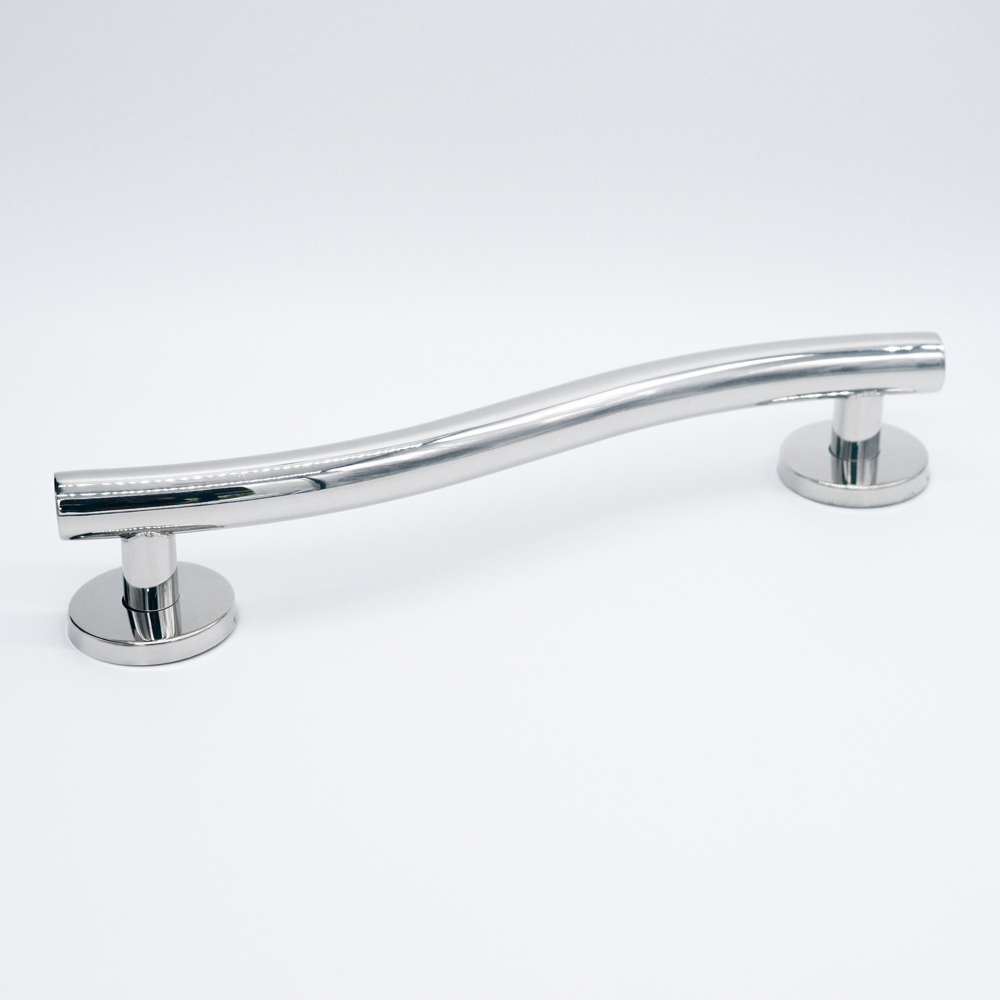 Rothley Polished Curled Grab Rail 32 x 305mm Image 2