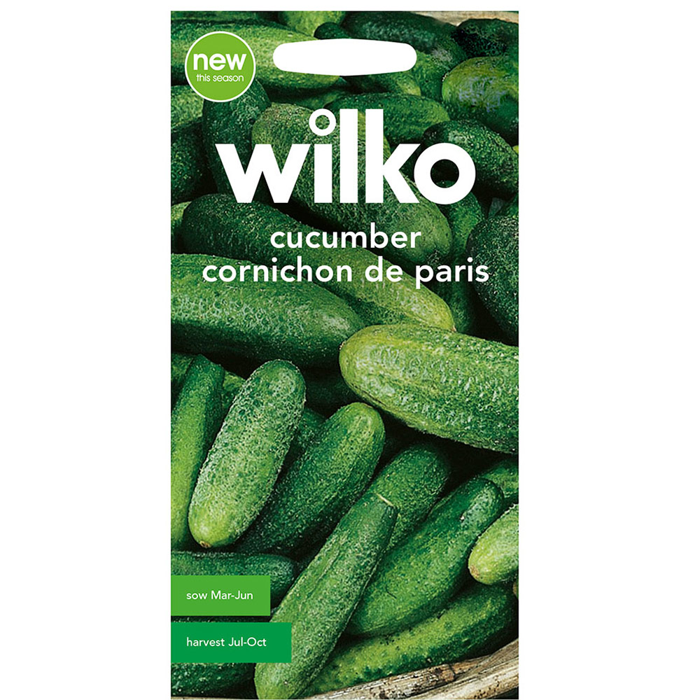 Wilko Cucumber Cornichon de Paris Seeds Image 2