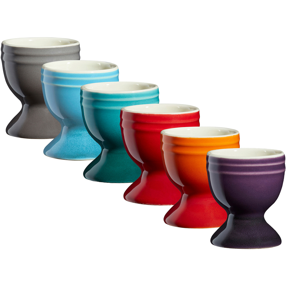 Cooks Professional G4111 6 Piece Multicoloured Egg Cups Image 9