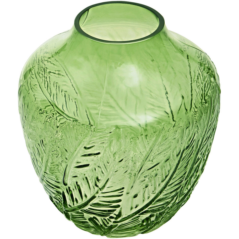 Premier Housewares Corie Botanical Green Vase Small Image 2