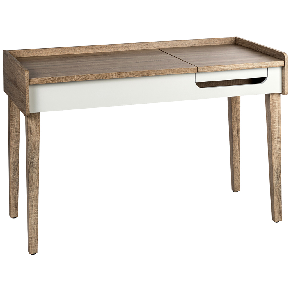 Teknik Office Giru Desk Sonoma Oak Effect and White Image 2